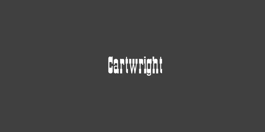 Fonte Cartwright