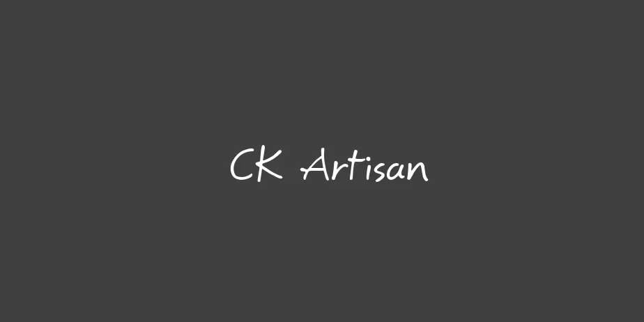 Fonte CK Artisan