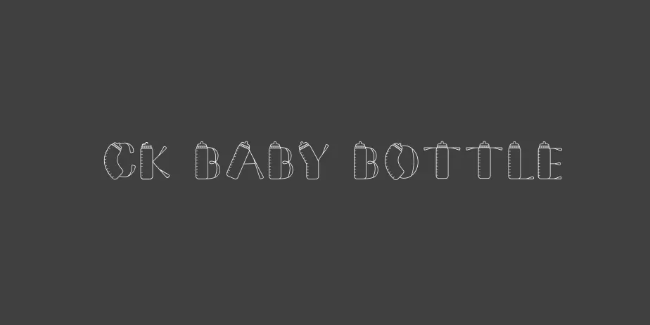 Fonte CK Baby Bottle