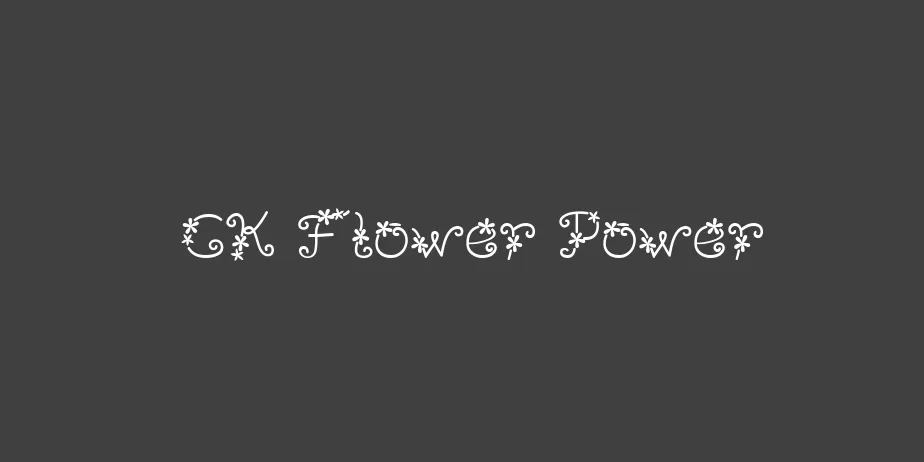 Fonte CK Flower Power