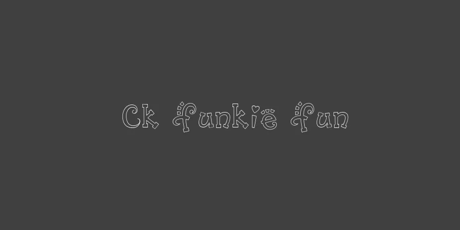 Fonte CK Funkie Fun