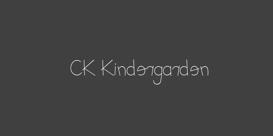 Fonte CK Kindergarden