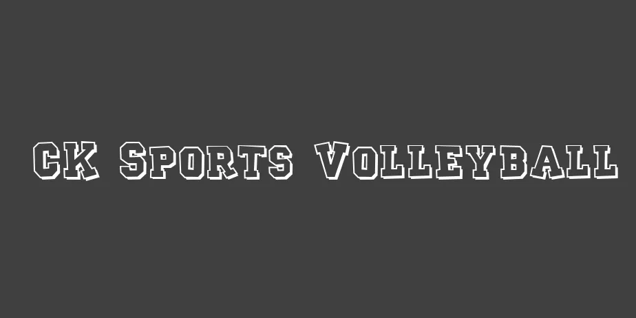 Fonte CK Sports Volleyball