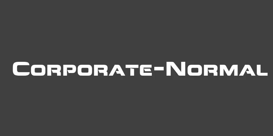 Fonte Corporate-Normal