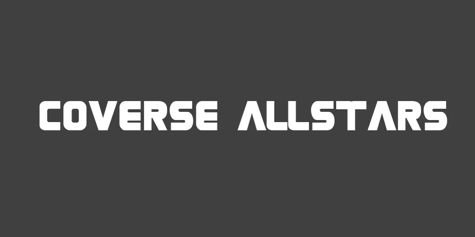 Fonte Coverse Allstars