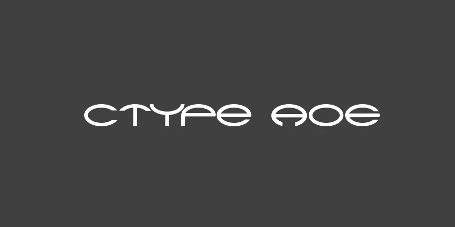 Fonte CType AOE