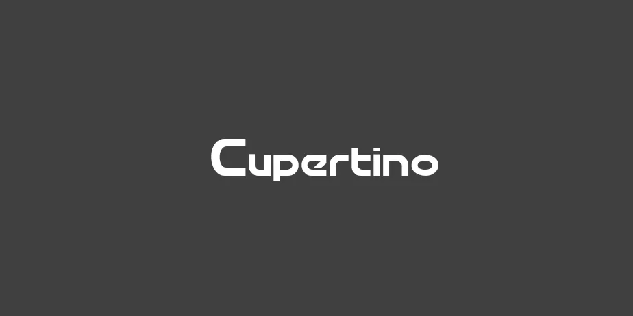 Fonte Cupertino