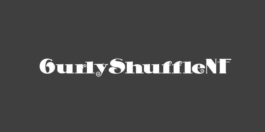 Fonte CurlyShuffleNF