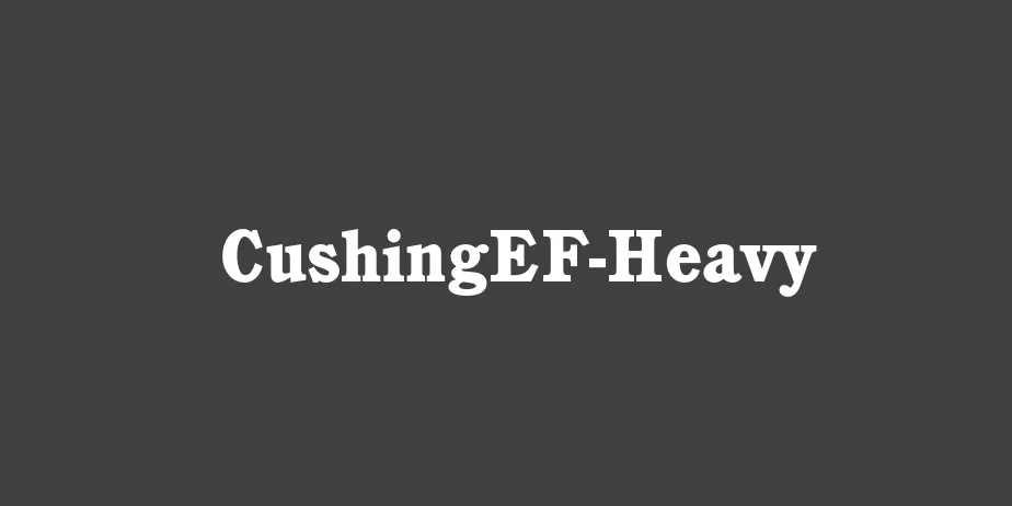 Fonte CushingEF-Heavy