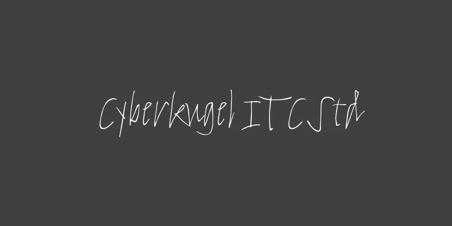 Fonte Cyberkugel ITC Std