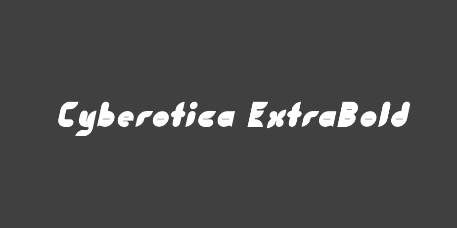 Fonte Cyberotica ExtraBold