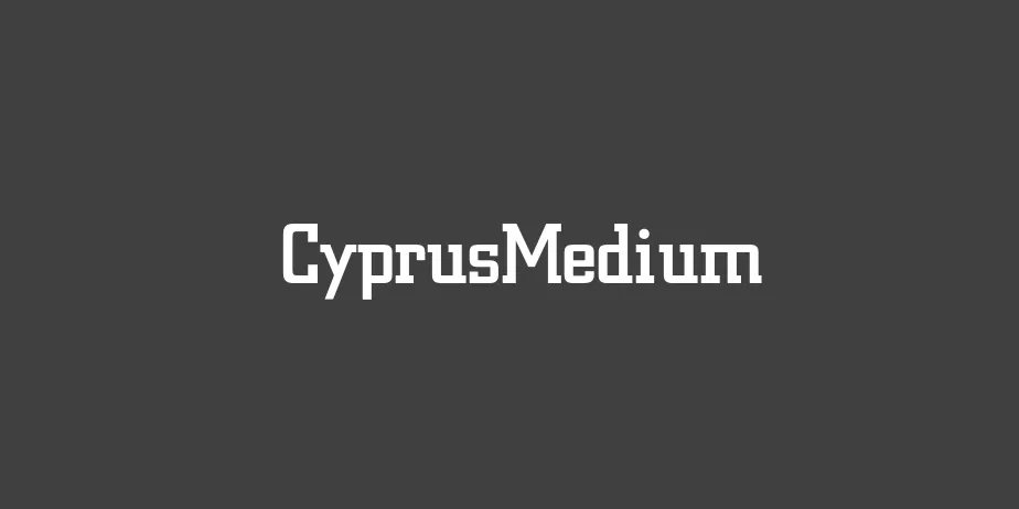 Fonte CyprusMedium