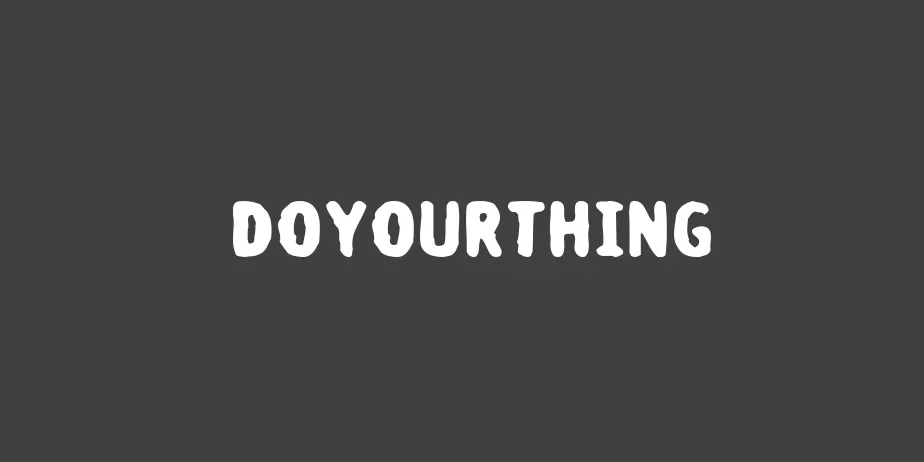 Fonte doyourthing