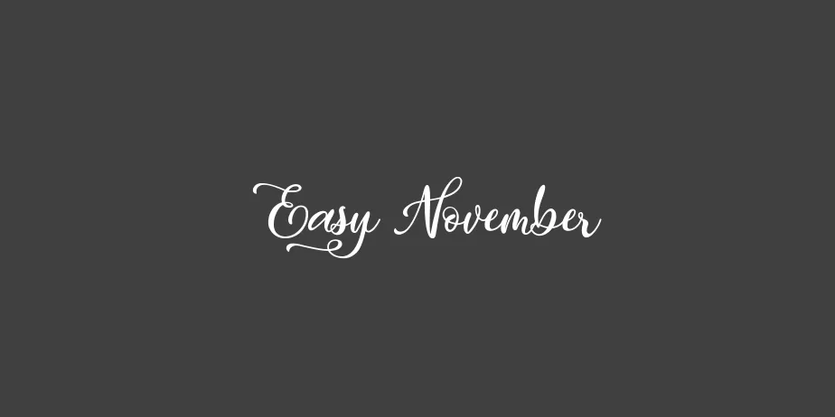 Fonte Easy November