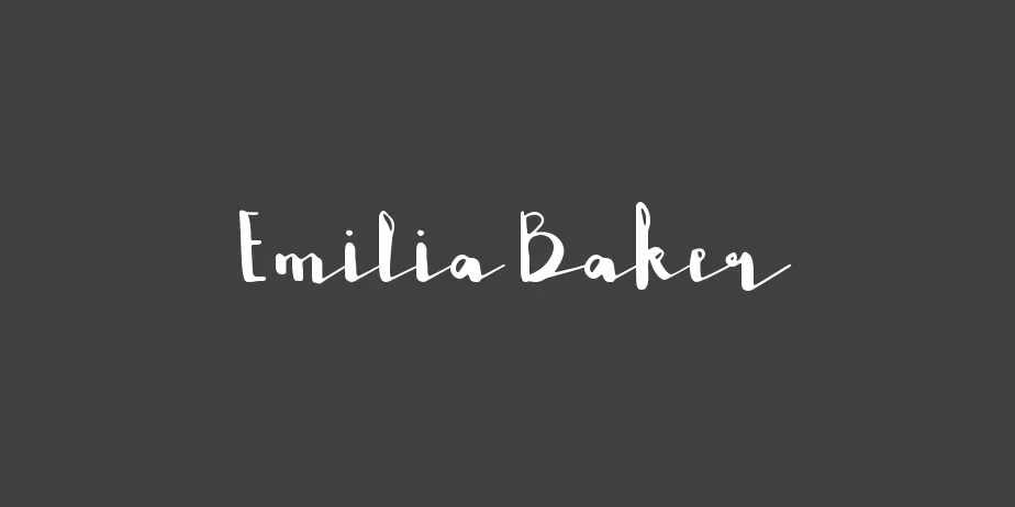 Fonte Emilia Baker