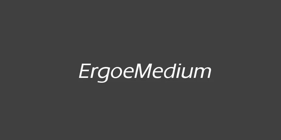 Fonte ErgoeMedium