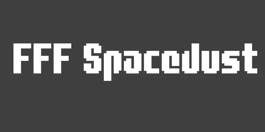 Fonte FFF Spacedust