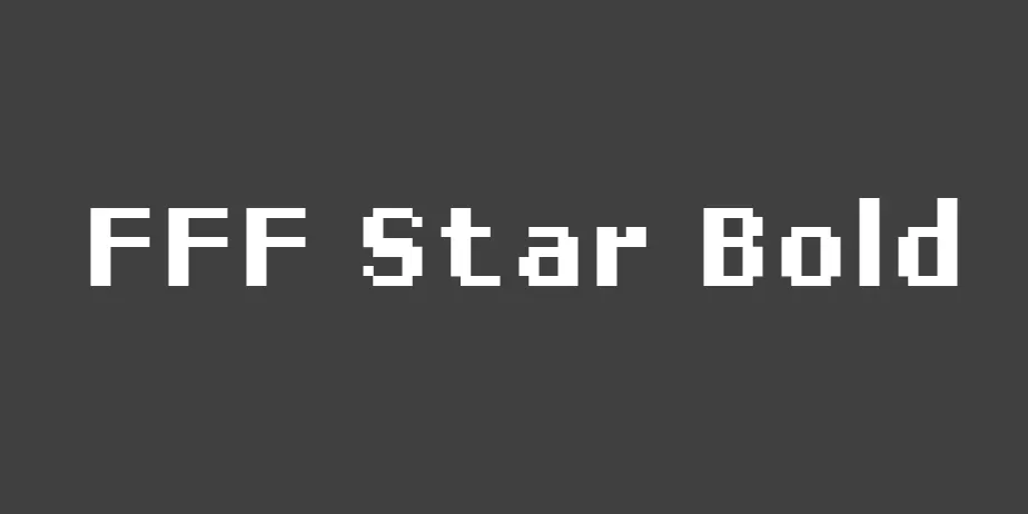 Fonte FFF Star Bold