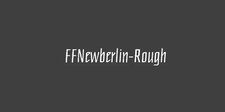 Fonte FFNewberlin-Rough