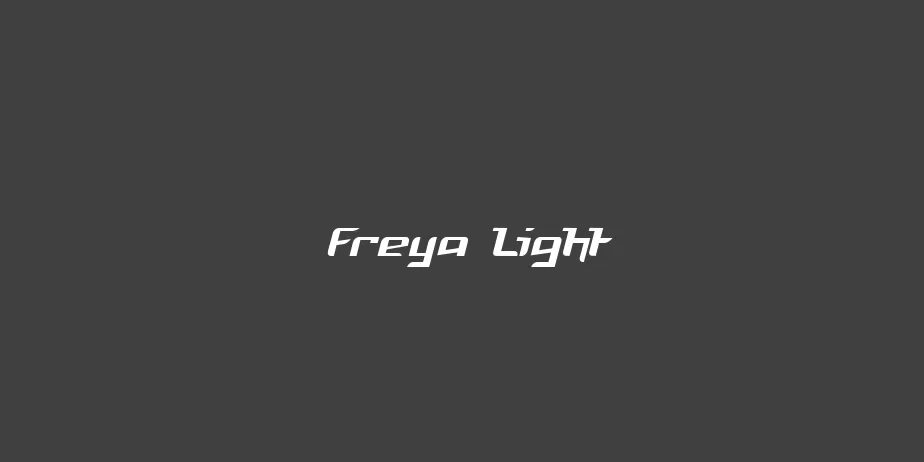 Fonte Freya Light