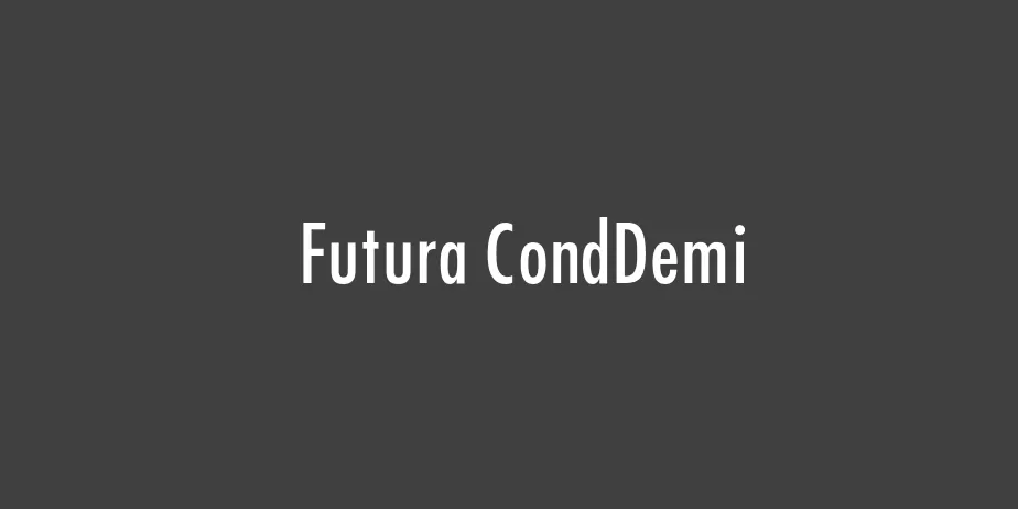 Fonte Futura CondDemi