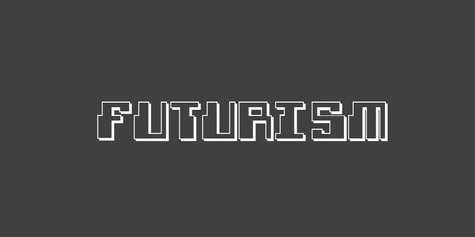 Fonte Futurism