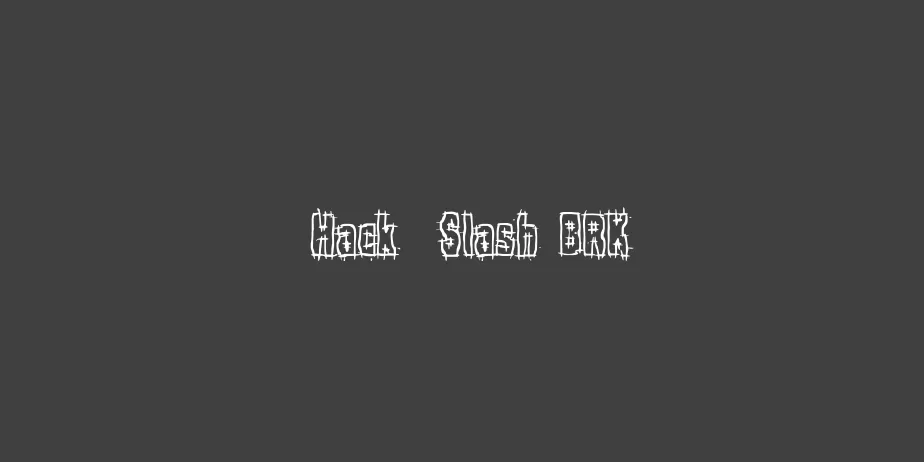 Fonte Hack  Slash BRK