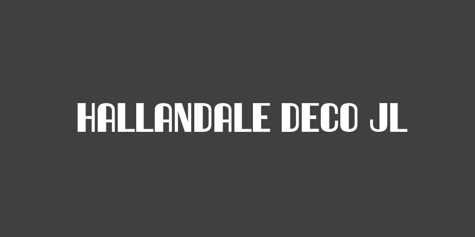 Fonte Hallandale Deco JL