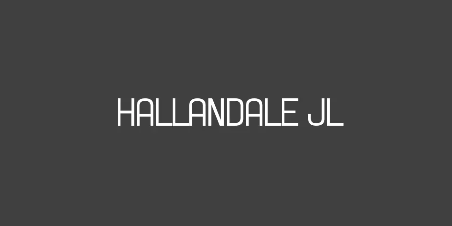 Fonte Hallandale JL