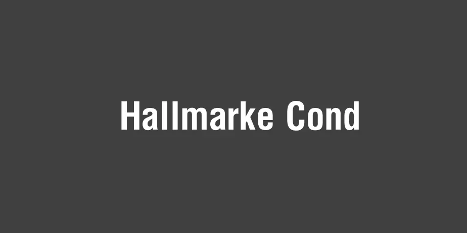 Fonte Hallmarke Cond