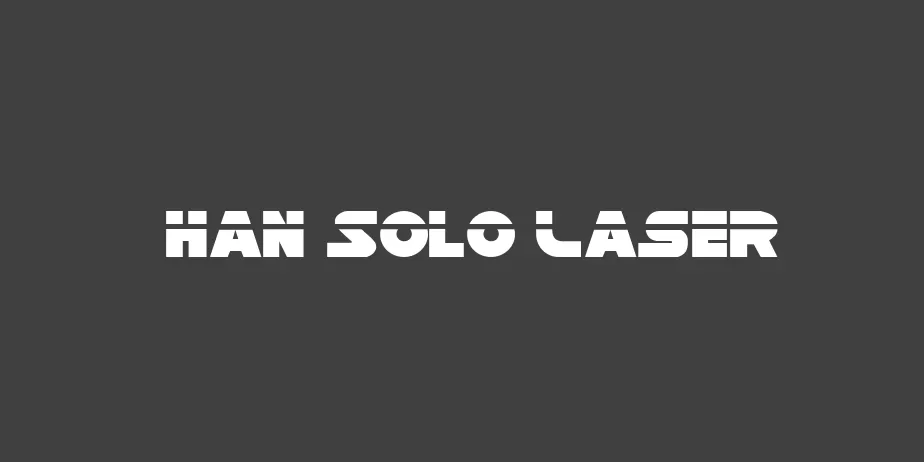 Fonte Han Solo Laser