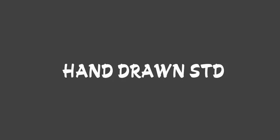 Fonte Hand Drawn Std