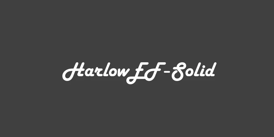 Fonte HarlowEF-Solid