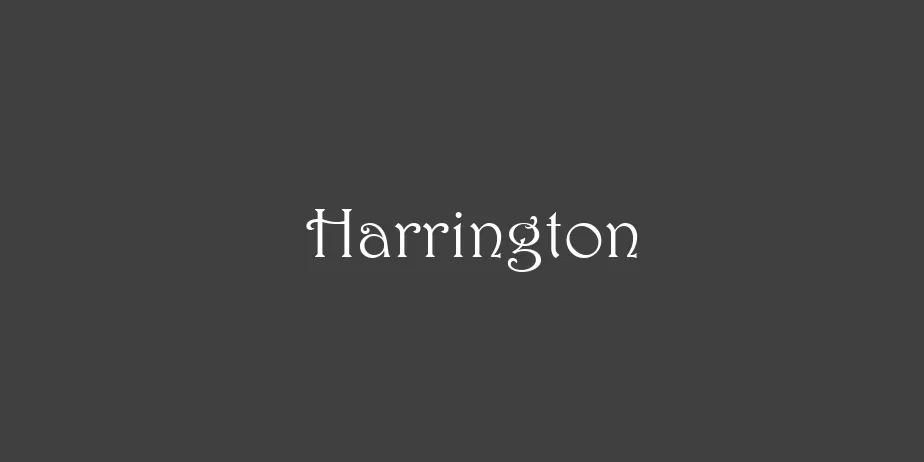 Fonte Harrington