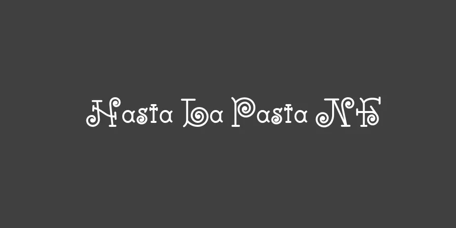 Fonte Hasta La Pasta NF