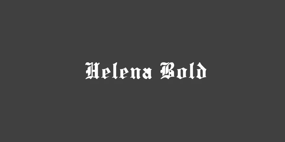 Fonte Helena Bold