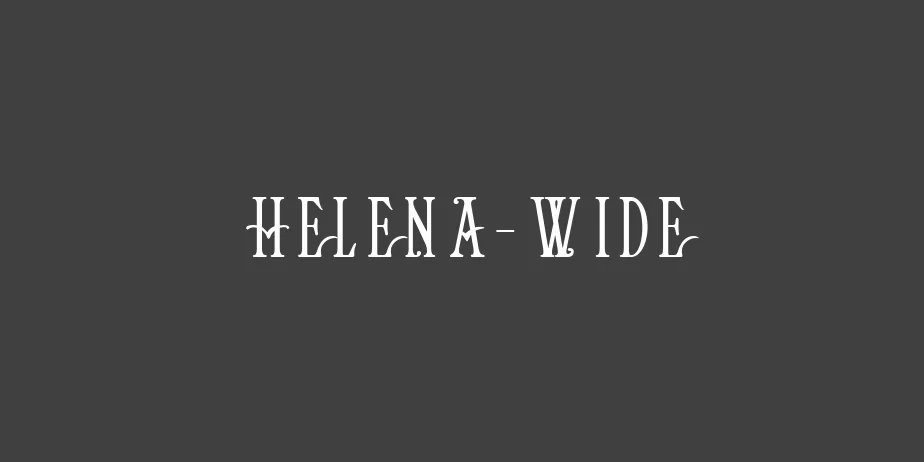 Fonte Helena-Wide