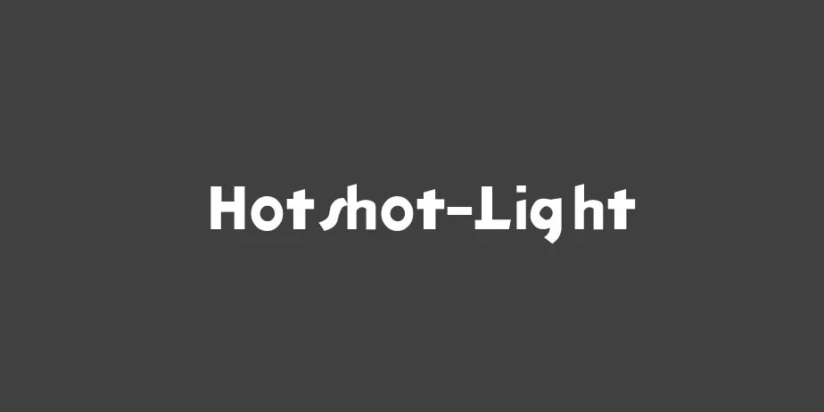 Fonte Hotshot-Light