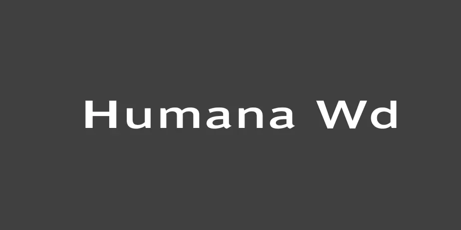 Fonte Humana Wd