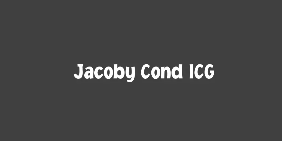 Fonte Jacoby Cond ICG