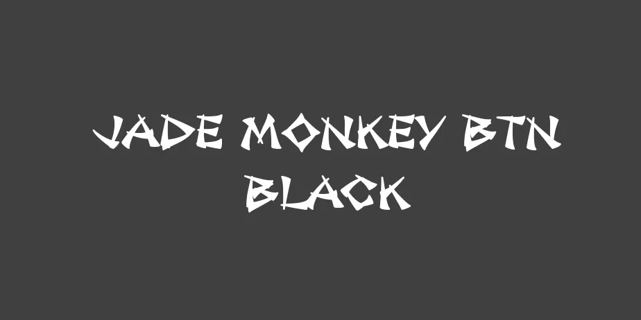 Fonte Jade Monkey BTN Black