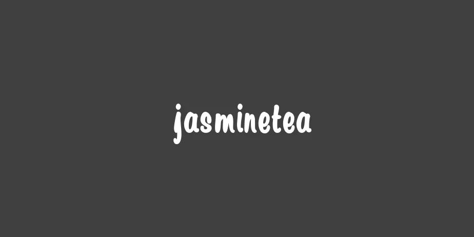 Fonte JasmineTea