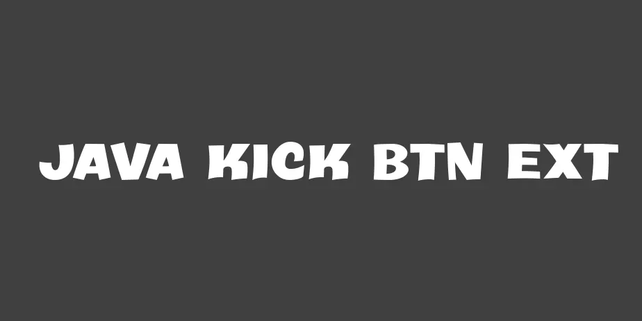 Fonte Java Kick BTN Ext