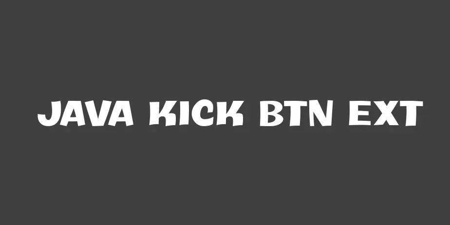 Fonte Java Kick BTN Ext