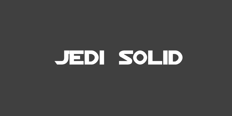 Fonte Jedi Solid