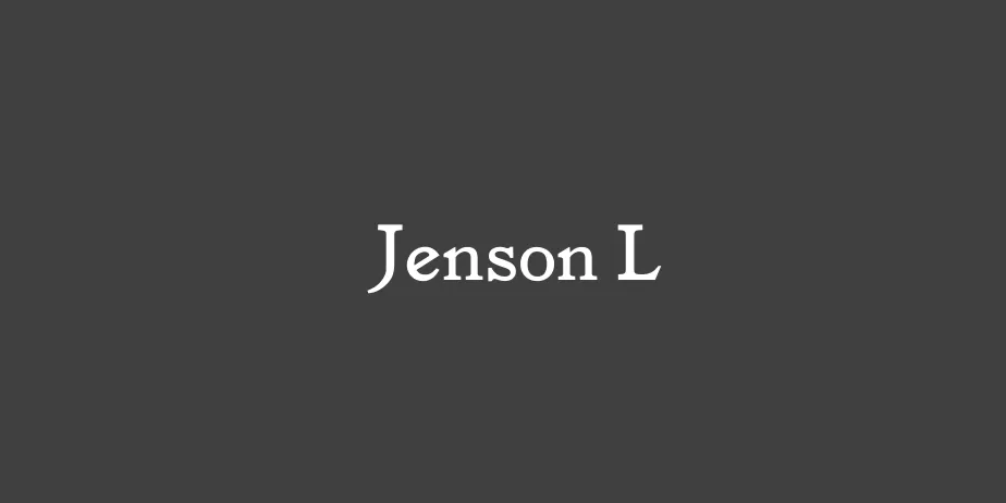 Fonte Jenson L