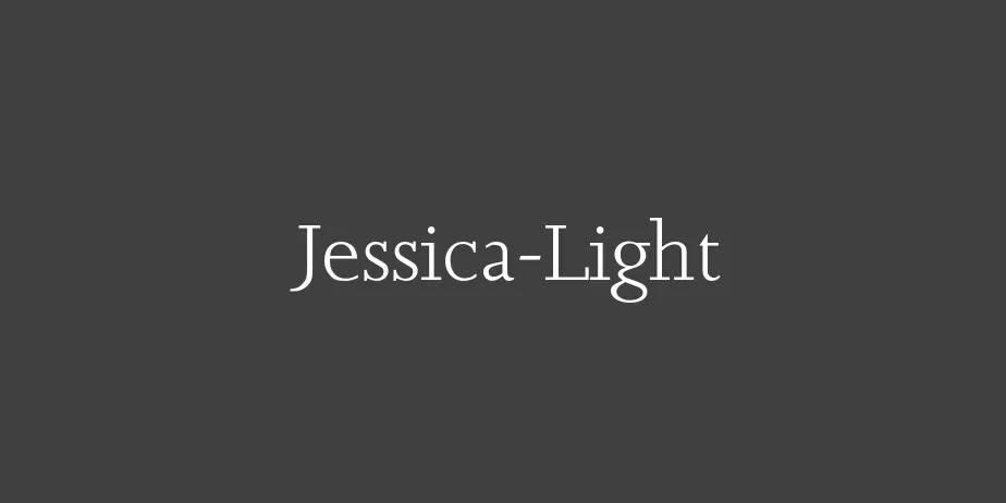 Fonte Jessica-Light