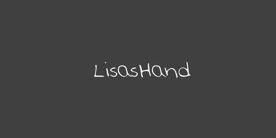 Fonte LisasHand