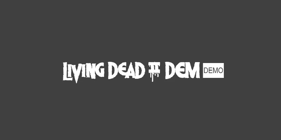 Fonte Living Dead 2 DEMO