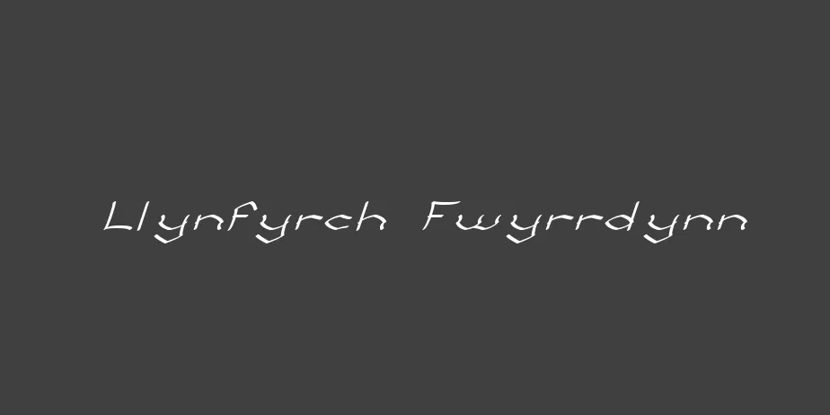 Fonte Llynfyrch Fwyrrdynn